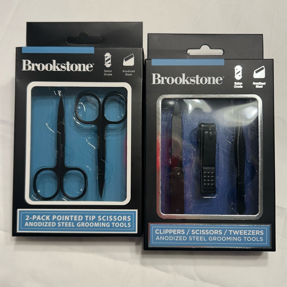 NEW Brookstone grooming tools set